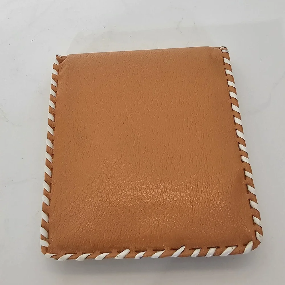 Vintage Marvel The Incredible Hulk Bifold Wallet Tan Whipstitch Retro Superhero